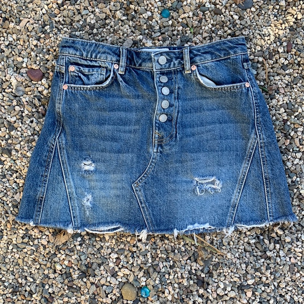 Free People Jean skirt We the Free denim excellent condition!
